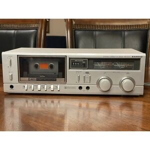 1981 Vintage Sanyo Stereo Cassette Deck RD S21 CLEAN See Photos